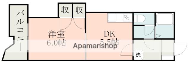 コートハイムPAL(1DK/5階)の間取り写真