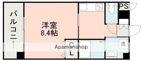 S-FORT熊本県立大学前(1K/7階)の間取り写真