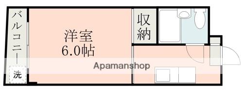 有馬ビル(1K/3階)の間取り写真