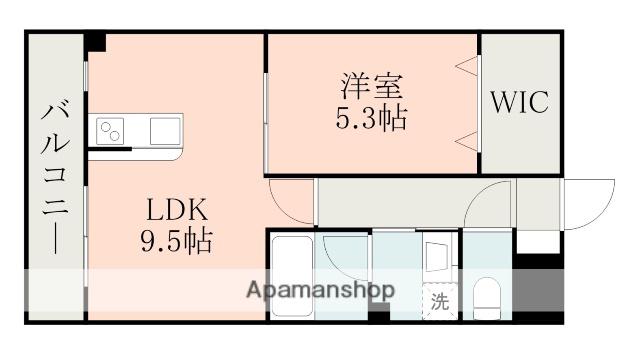 KANON9(1LDK/2階)の間取り写真