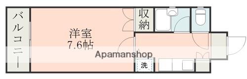 グランピアマンション迎町(1K/8階)の間取り写真