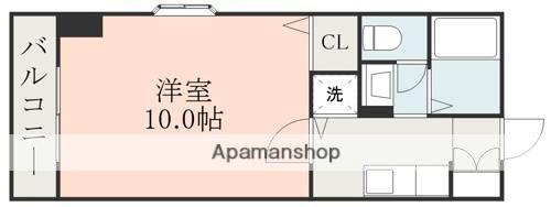NICEマンション白山(1K/4階)の間取り写真