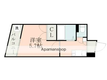 グランメゾンKC(1K/5階)の間取り写真