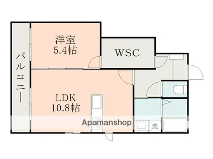 SHELL LEBEN八反田Ⅱ(1LDK/1階)の間取り写真
