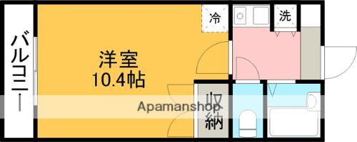 春日一番館(1K/1階)の間取り写真