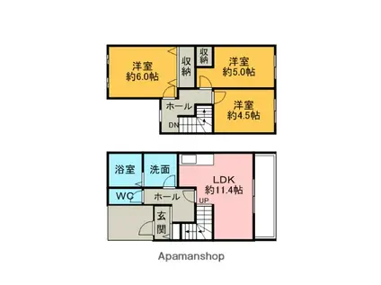 トレステーラGⅡ (3LDK)の間取り写真