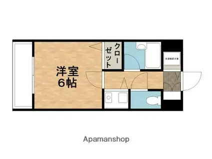 朝日プラザ中島中央(1K/7階)の間取り写真