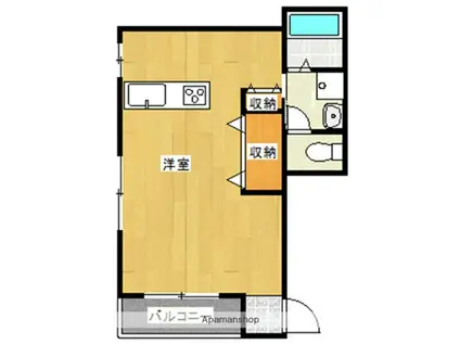 ETO 14(ワンルーム/2階)の間取り写真