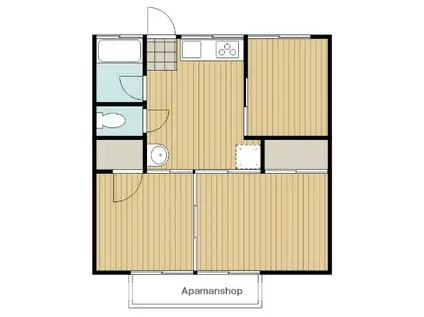グリニッジ3285(3K/2階)の間取り写真