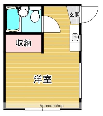 キャドBOX(ワンルーム/2階)の間取り写真