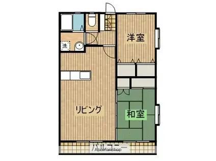 プレシャス(2LDK/2階)の間取り写真