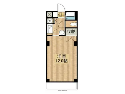 オクタワーズ宮崎南(1K/3階)の間取り写真