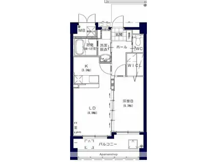 YS COURT Ⅱ(1LDK/2階)の間取り写真
