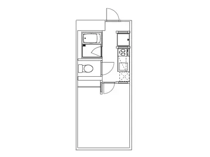 ライヴリー加納(1K/4階)の間取り写真
