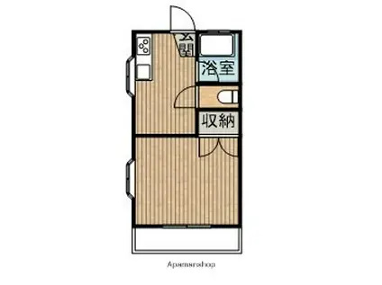 マミールエイコ(1K/2階)の間取り写真