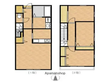 日豊本線 宮崎神宮駅 徒歩16分 2階建 築1年(3LDK)の間取り写真