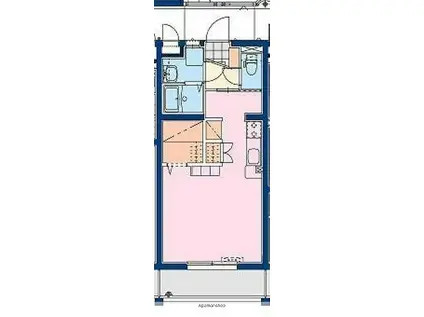 OSMANTHUS ・T (ワンルーム/3階)の間取り写真