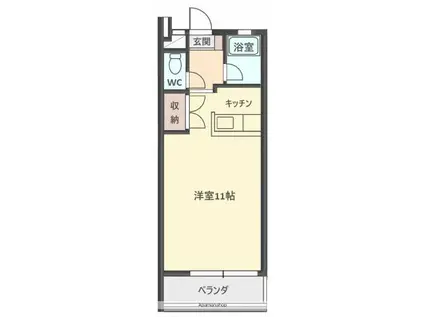 A-STEP南高松(ワンルーム/4階)の間取り写真