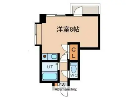 ASTEEQ(ワンルーム/6階)の間取り写真