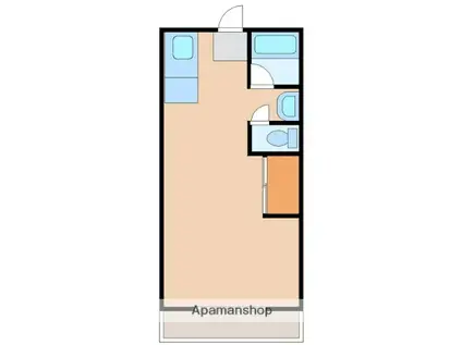 BLOCASAHI(ワンルーム/5階)の間取り写真