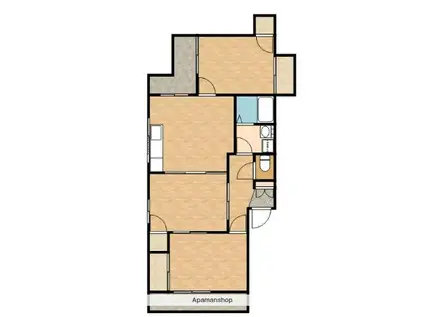 フォレストヒルズ(3LDK/2階)の間取り写真