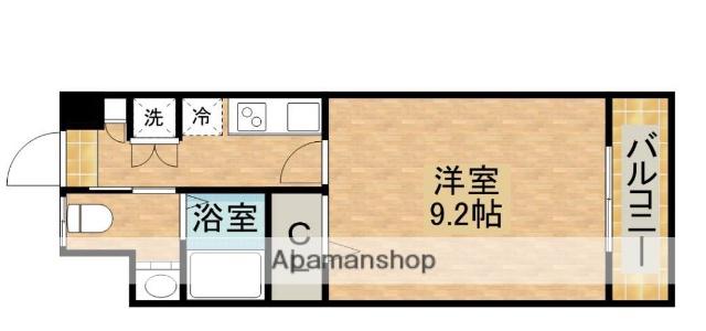 メゾンド・ナカシマ(1K/4階)の間取り写真