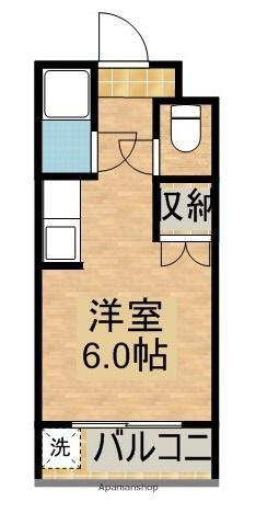 SI瀬頭(ワンルーム/3階)の間取り写真