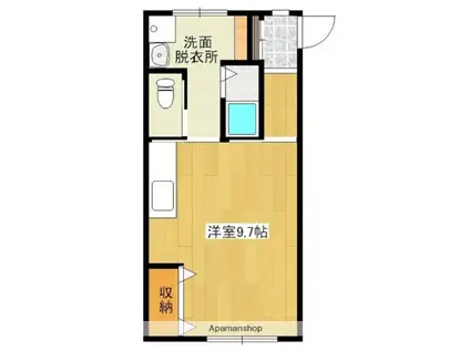 アイコーポ大王(ワンルーム/2階)の間取り写真