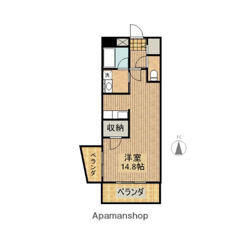 ALTE ノース TOWER(ワンルーム/9階)の間取り写真