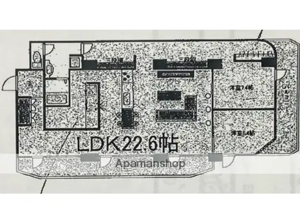 パークコート大塚(2LDK/3階)の間取り写真
