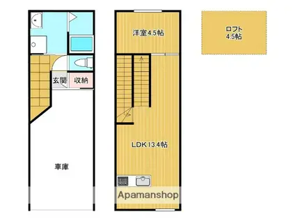 LIBRO(1LDK/1階)の間取り写真