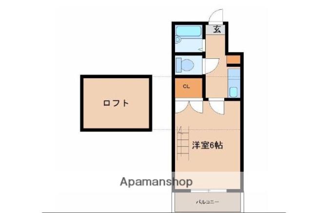 パレス吉村(1K/2階)の間取り写真