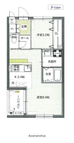 ALTE MEISTER REVEⅡ(1LDK/5階)の間取り写真