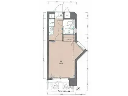 ダイアパレス・宮崎県病院前(1K/7階)の間取り写真