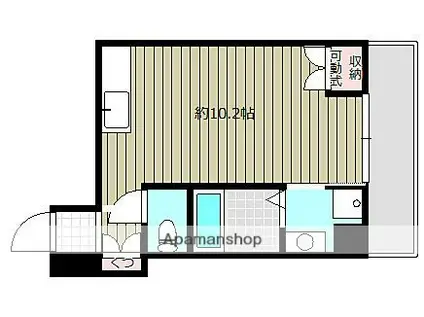 ルフォンT平之町(ワンルーム/1階)の間取り写真