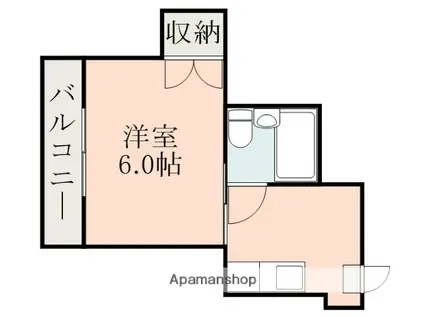 ユウセイ丸進ビル(1K/4階)の間取り写真