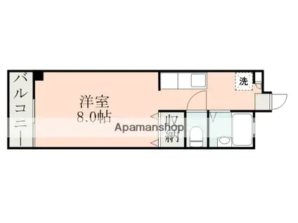 第一匠ハイツ(ワンルーム/3階)の間取り写真