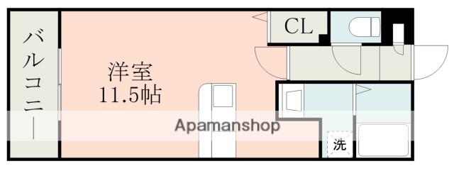 YSBLD.22(ワンルーム/3階)の間取り写真