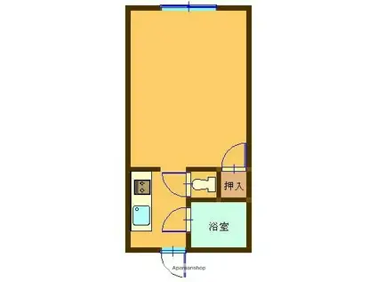 武ステーションビル(ワンルーム/3階)の間取り写真