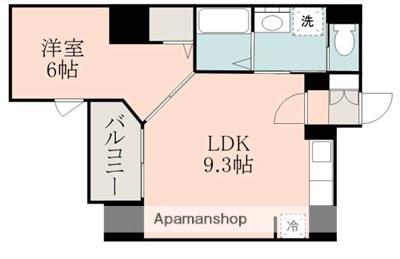 さくらヒルズ大黒町(1LDK/7階)の間取り写真