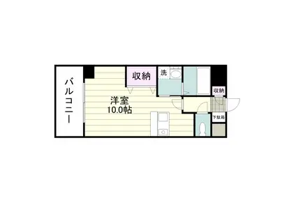 マンション・カイト(ワンルーム/5階)の間取り写真