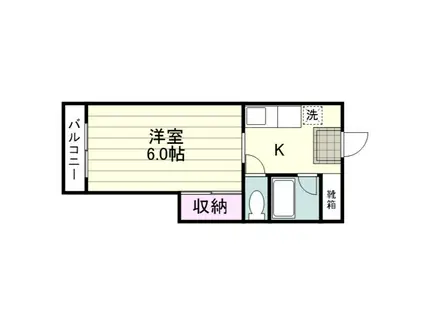 コスモハイツ(1K/3階)の間取り写真