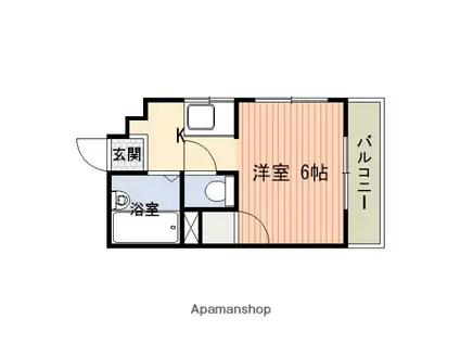 トミーズマンション(1K/3階)の間取り写真