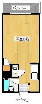 ビッグバーン下荒田(ワンルーム/5階)の間取り写真