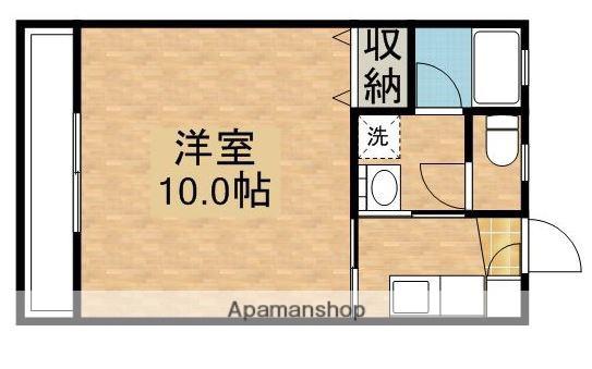 カピーレ西原(1K/1階)の間取り写真