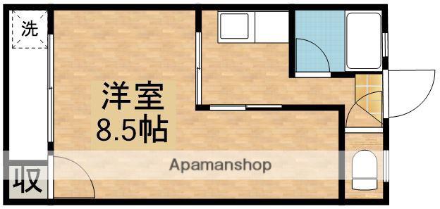 昭福荘(1K/2階)の間取り写真