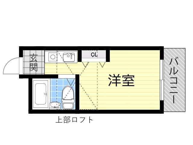 プレアール野中(ワンルーム/5階)の間取り写真