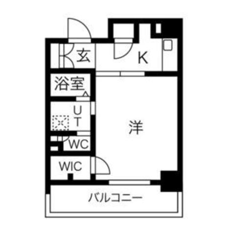エステムヒルズ新大阪(1K/4階)の間取り写真