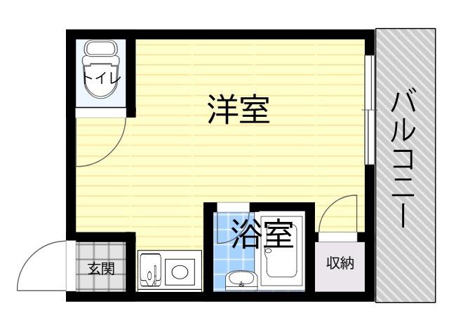 シャルム十三(ワンルーム/4階)の間取り写真