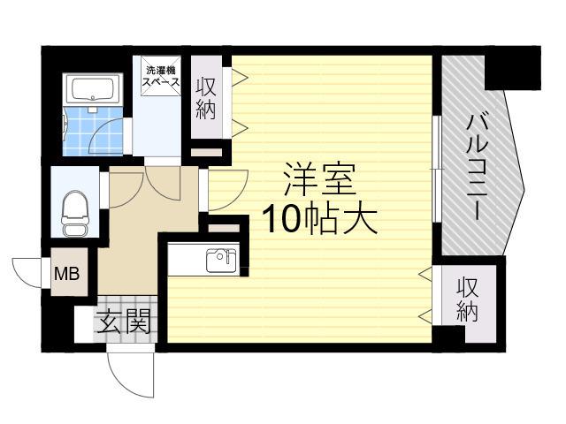 新大阪セレニテ(ワンルーム/4階)の間取り写真